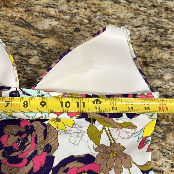 Victoria's Secret Swim Floral Print Halter Neck Tankini Size 36D - Picture 5 of 6